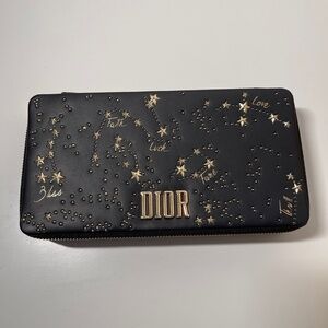 Dior Black Gold Clutch bag Case Beauty Holiday Jewel Lipstick Coffret Limited